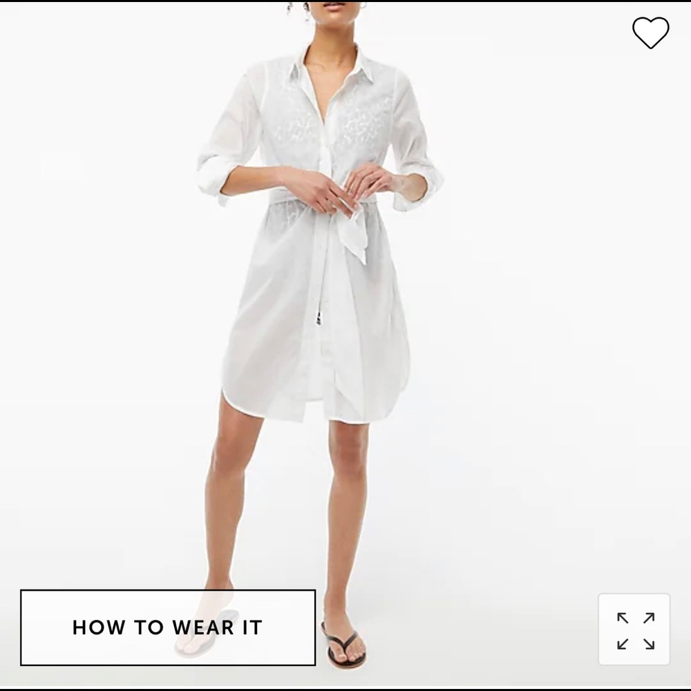 NWT XL J Crew cover up